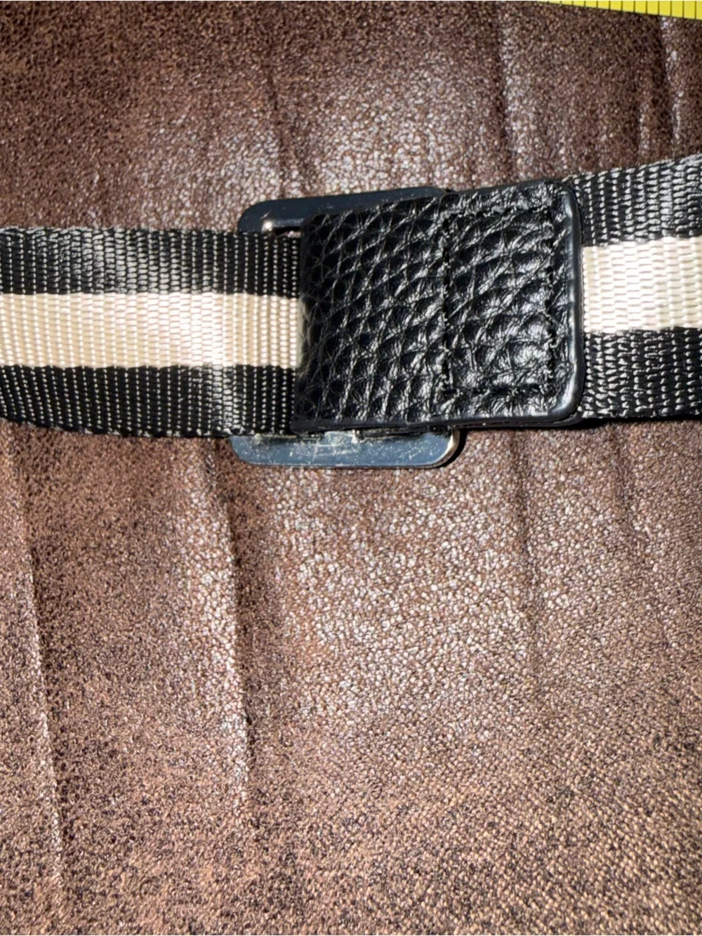 Bandolier Brooke Canvas Crossbody Replacement Strap Only - Black/White Striped